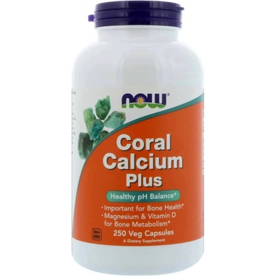 Now Foods Coral Calcium 1000 mg 250 vegetariánskych kapsúl