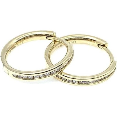 Jan Kos jewellery zlaté náušnice s brilianty 83000490