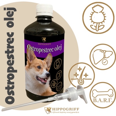 Hippogriff Olej z ostropestreca mariánskeho 500 ml