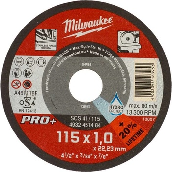 Milwaukee Tenké řezné kotouče 41 x 115 mm 4932451484
