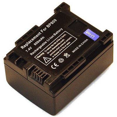 TopTechnology Baterie Canon BP-809 800mAh Li-Ion 7,2V neoriginální příslušenství pro digitální videokamery
