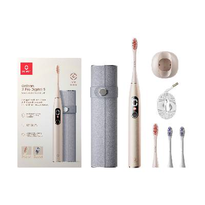 OCLEAN X Pro Digital Set Gold puzdro a sonická kefka, zlatá