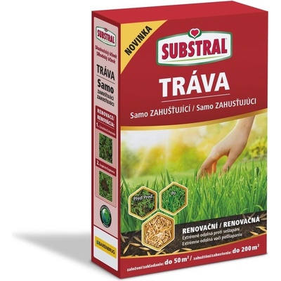 Substral Travní směs pro regeneraci samozahušťující, 1 kg, 50–⁠200 m² 1001112