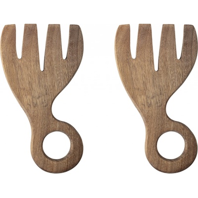 Bloomingville Servírovací lžíce na salát 2 ks 18 x 10 cm – Zboží Dáma