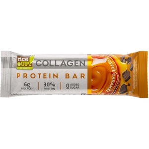 RiceUP! Collagen Protein Bar | 0 G Added Sugar [50 грама] Тофи - Карамел