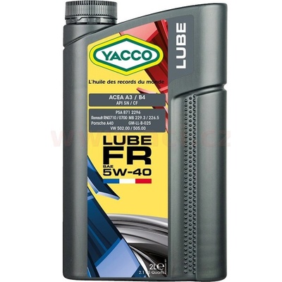 Yacco LUBE FR 5W-40 2 l
