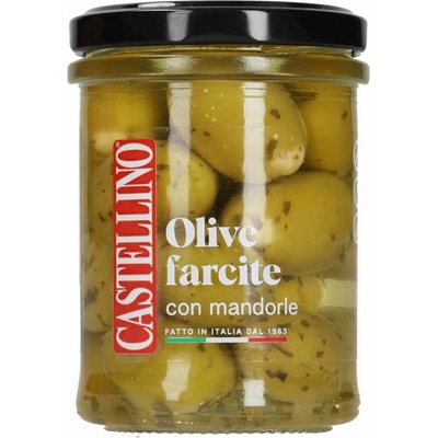 Castellino Zelené Olivy Plnené Mandľami 212 ml