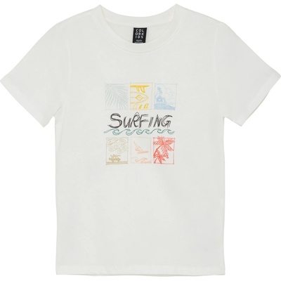 Color Kids Детска тениска Color Kids Kid's T-Shirt with Print S/S 742675 T-shirt - Snow White - размер 140 (EU) (704-5850-0319)