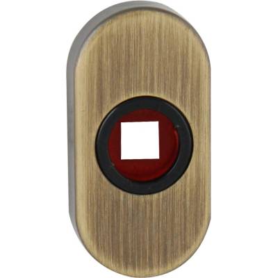 Rozeta ku kľučke FT - Rozeta R - POD KĽUČKU - 60 x 30 mm BRM - bronz matný (F43) | MP-KOVANIA.sk
