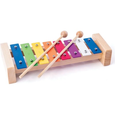Woodyland Детски ксилофон от дърво и метал - Woody