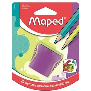 Maped Острилка, перфоратор за две дупки, контейнер, MAPED "Boogy", смесени цветове 062210 (062210)