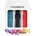 Trender Каишки Trender - Trio Bundle Sport, 22 mm, 3 броя, сива/черна/червена (TR-TRIO23)