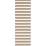 vidaXL Зеброва щора, пясъчно кафява, 85x230 см, ширина на плата 80, 9 см, полиестер (4014596)