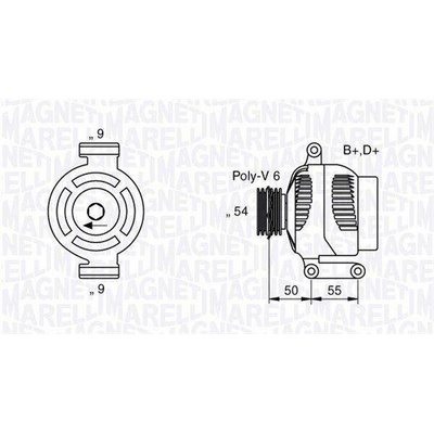 generátor MAGNETI MARELLI 063358061010 063358061010
