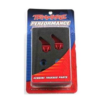 Traxxas предни главини алуминиеви червени (чифт)