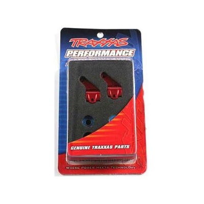 Traxxas предни главини алуминиеви червени (чифт)