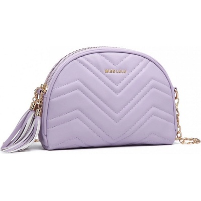 okrúhla crossbody kabelka "Moonlight" Fialová