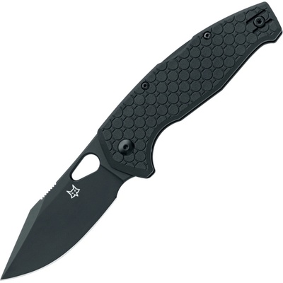 Fox Knives Kita Niolox steel, Topshield Black finish, black FRN handle