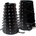 Black & metal гривна cone 9 - bwz-457