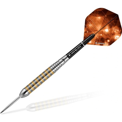Sada steel šipek Mission Ardent M2 24g, brass