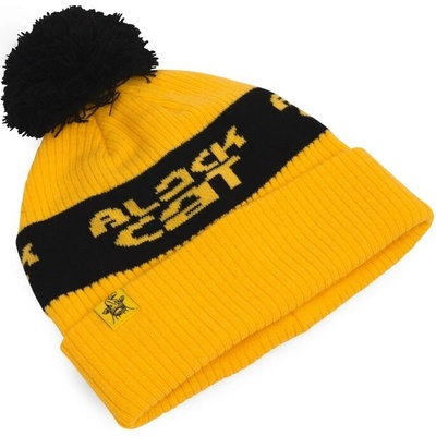 Black Cat Čepice Yellow Bobble Hat – Zboží Dáma