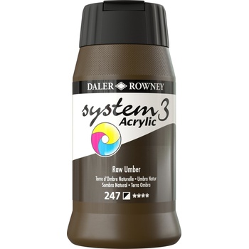 Image 1 of Daler-Rowney System3 АКРИЛНА боя Raw Umber 500 ml 1 бр (129500247)