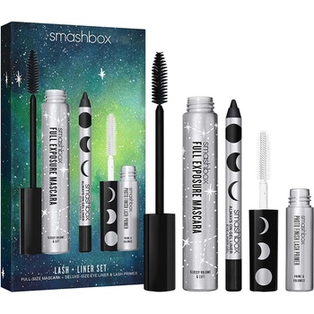 Smashbox Комплект Smashbox: Photo Finish Eyelash Primer 4 ml + Always On Gel Pencil Eyeliner Brewed 1.2 g + Full Exposure Waterproof Volumizing Mascara Black 9.56 ml