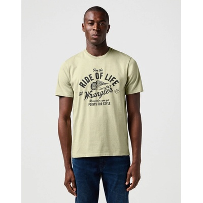 Wrangler pánské triko Americana Tee 112362789 Tea