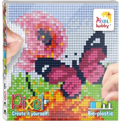 Pixelhobby Креативен хоби комплект с пиксели Pixelhobby Classic - Пеперуда (44011-Butterfly)
