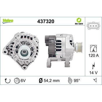 Alternátor VALEO 437320