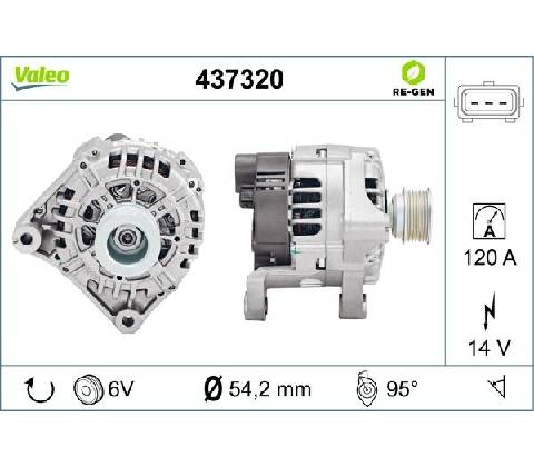 Alternátor VALEO 437320