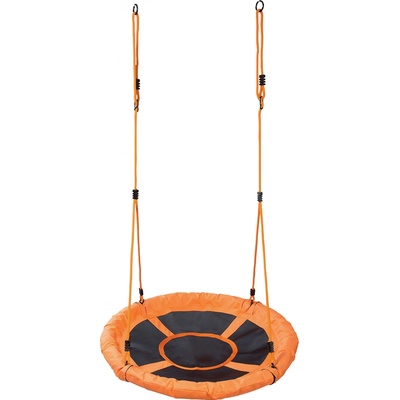 Mirpol hojdačka Nest 95 cm čierna/oranžová