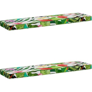 vidaXL Калъфи за пейки, 2 части VUGHT 2 pcs 100% полиестер Многоцветен (950567)