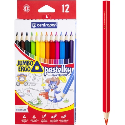 Centropen Jumbo trojhranné 9522 12 ks – Zboží Živě