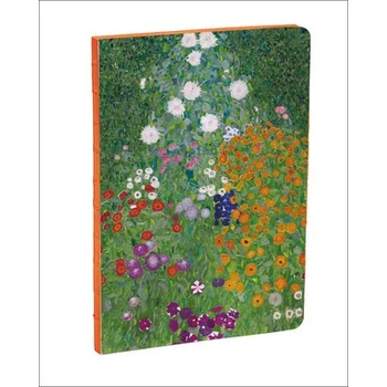 teNeues Calendars & Stationery GmbH & Co. KG Flower Garden by Gustav Klimt A5 Notebook | teNeues Verlag