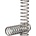 Traxxas Springs, shock (GTS) (rear) (0.54 rate) (2), TRX8040 (TRX8040)