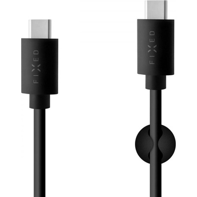 FIXED FIXD-CC2M-BK DLHY DATOVY A NABIJACI KABEL USB-C/USB-C A PODPOROU PD, USB 2.0, 2M, CIERNY