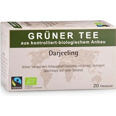 Sanct Bernhard Bio zelený čaj Darjeeling 20 x 1,75 g