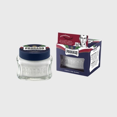 Proraso Blue Pre-Shave Cream krém před holením na tvrdé vousy 100 ml