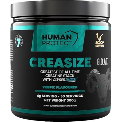 Human Protect Creasize | with 7 Forms of Creatine [300 грама] Тропически Плодове