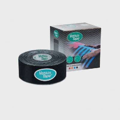 Vetkin Tape Tejpovací páska pro psy černá 3 cm x 5 cm