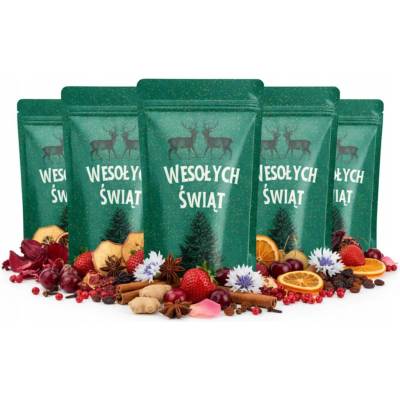 Green Touch Vianočný čajový set 5 x 40 g