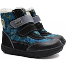 KTR zimní boty s membránou melír modrá/černá