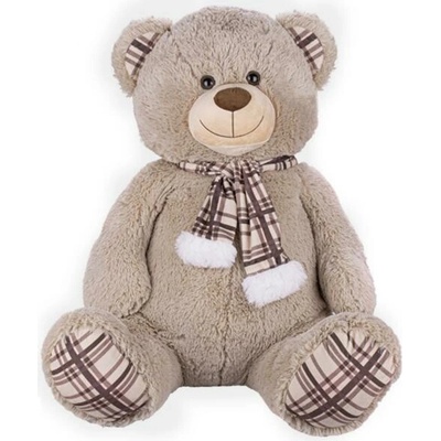 Plush Friends medveď sediaci so šálom 65 cm