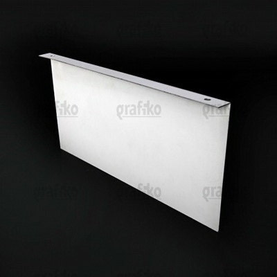 Grafiko | Prostorový držák obdélníkový (montáž na strop) - Materiál Hliník, Rozměr 300x150mm