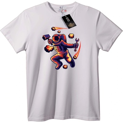 NOONEBRAND Тениска Космонавт Механик - XL, Black