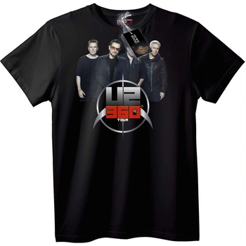 NOONEBRAND Тениска на U2 360 Tour - L, Black
