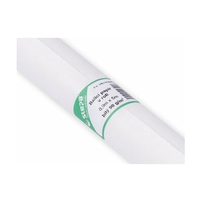 Baliaci papier 90g/m2, 0,9x5m, biely