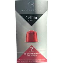 Cellini kapsle pro Nespresso Espresso Decaffeinato Aluminium 10 ks