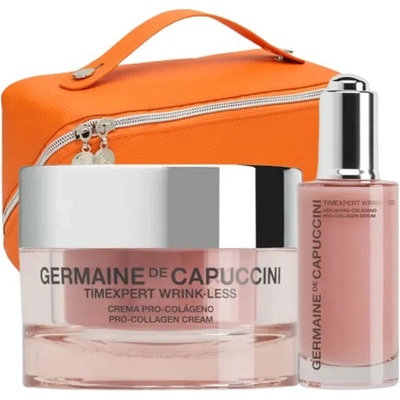 Germaine de Capuccini Timexpert Wrink Less kolagenový krém proti vráskám 50 ml + kolagenové sérum proti vráskám 50 ml dárková sada
